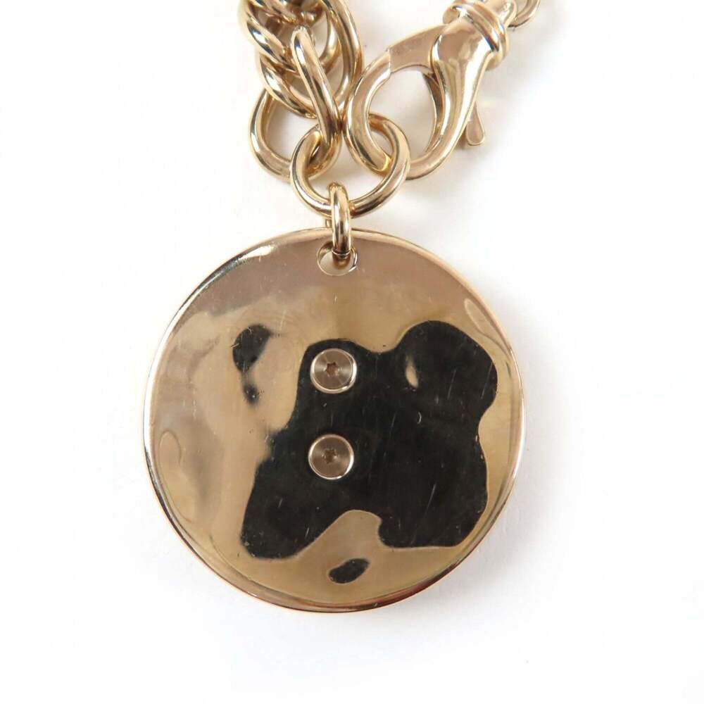 CHANEL Gold Logo Necklace - Picture 6 of 8